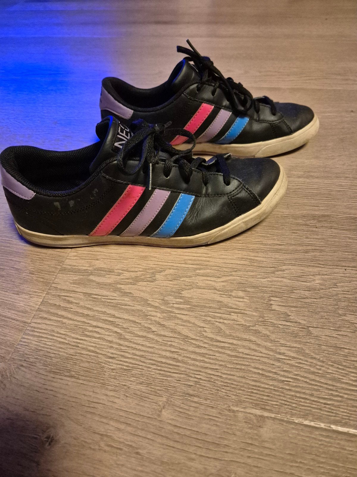 Adidas Neo maat 39 1/3, Zwart, Ophalen of Verzenden, Sneakers of Gympen, Zo goed als nieuw