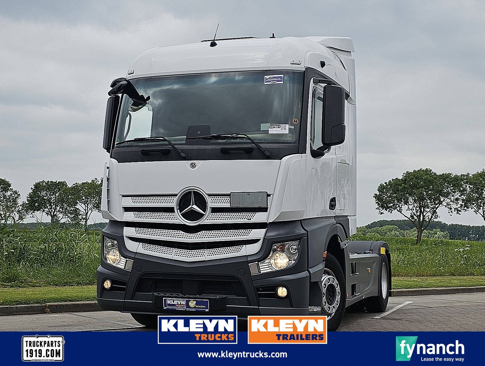MERCEDES-BENZ ACTROS 1845 LS str.sp. 2x tank, Auto's, Vrachtwagens, Automaat, Euro 6, Stoelverwarming, Wit