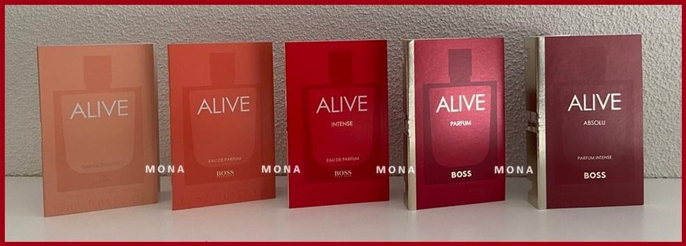 Alive set 5 parfum samples proefjes testers monsters, Verzenden, Nieuw