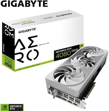 Gigabyte GeForce RTX 4080 SUPER OC AERO - Wit met garantie!!, Ophalen, GDDR6, PCI-Express 4, Zo goed als nieuw