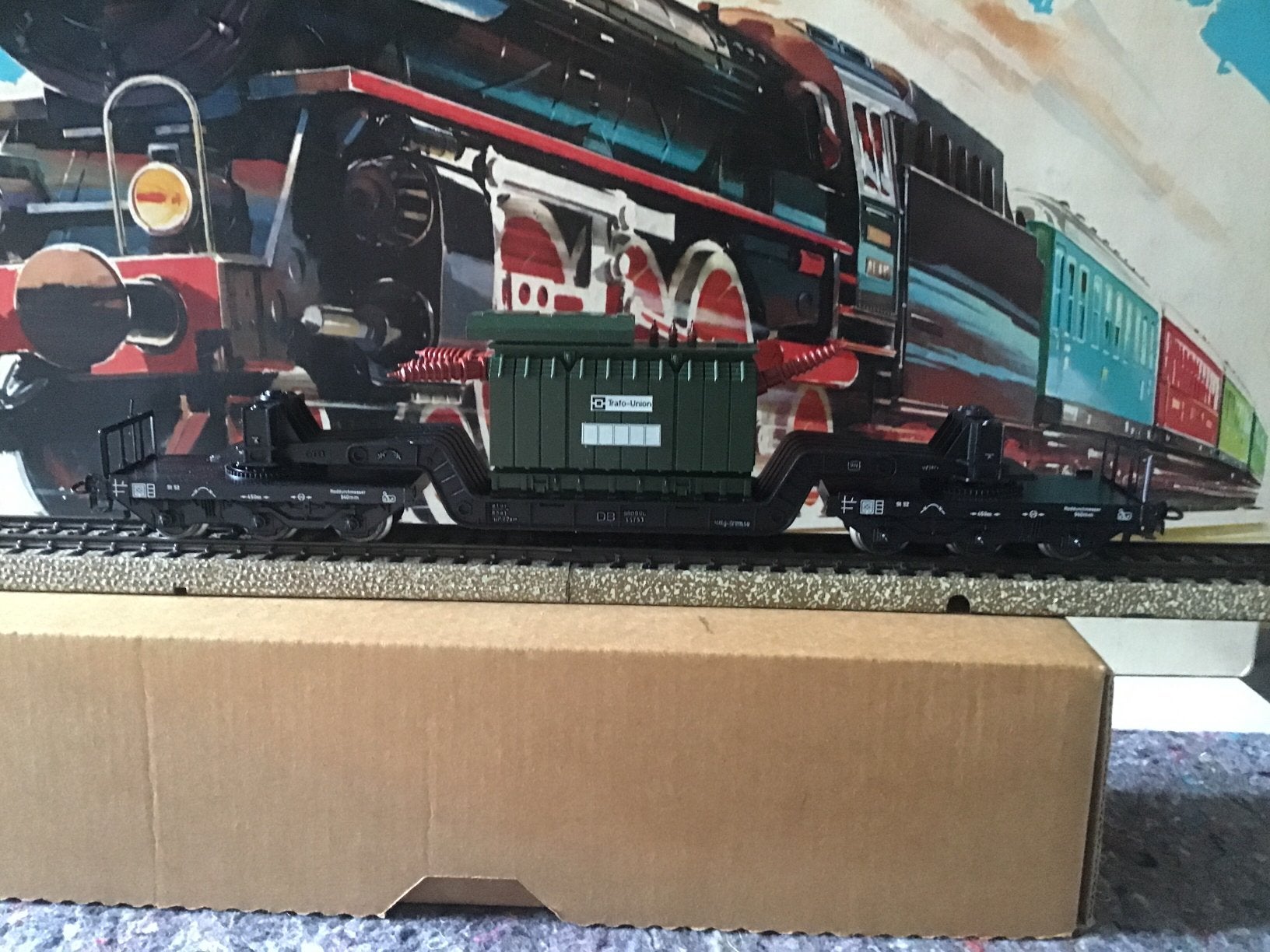 Marklin 4617 dieplader met trafo. Nieuwstaat ovp, Ophalen of Verzenden, Zo goed als nieuw, Märklin, Transformator of Voeding