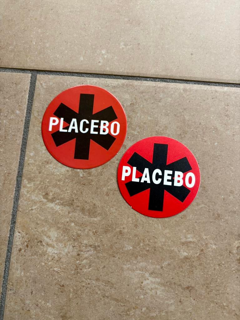 Placebo stickers, Verzamelen, Stickers, Nieuw, Ophalen of Verzenden