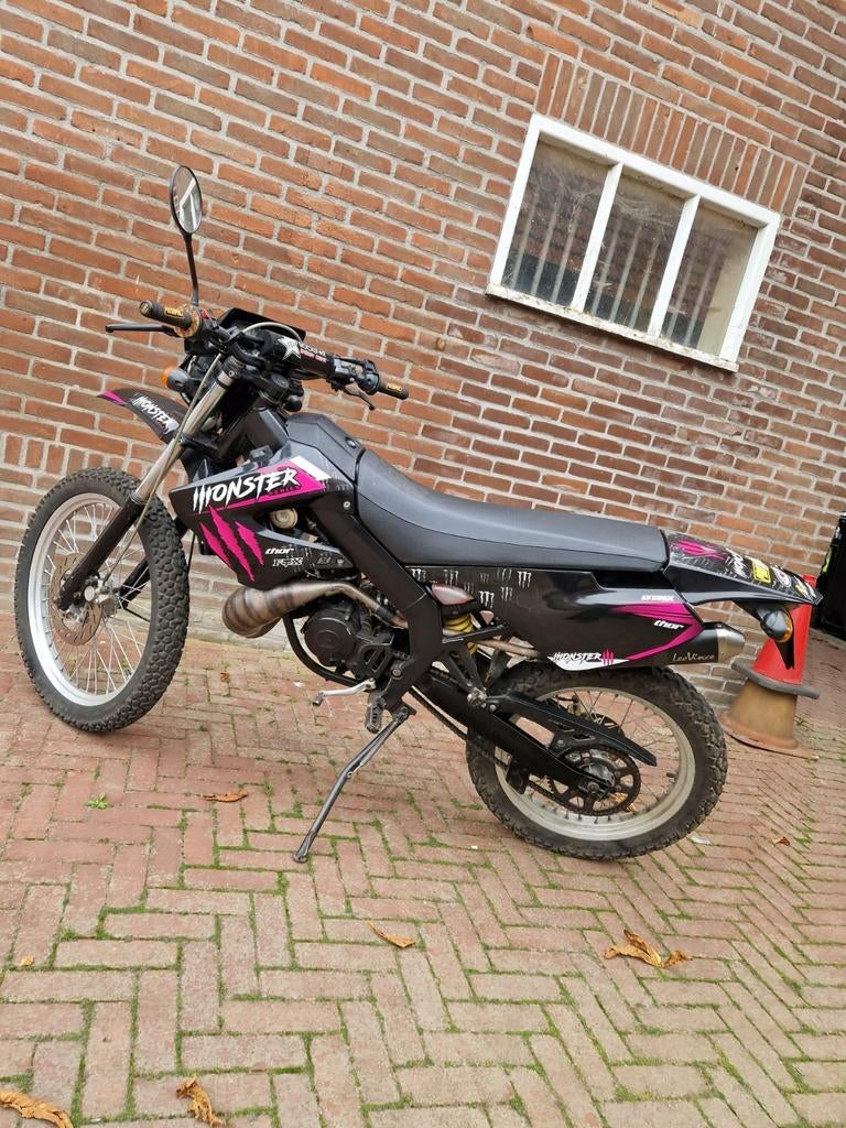 Derbi senda drd schakelbrommer, Ophalen