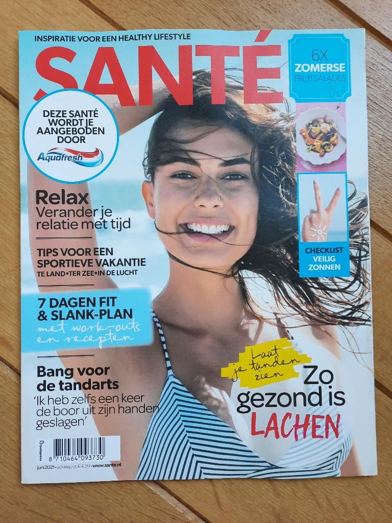 Santé tijdschrift Juni 2021, Ophalen of Verzenden, Nieuw