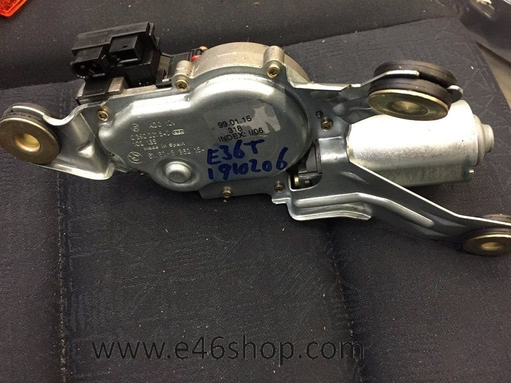 Ruitenwissermotor BMW E36 Touring achterklep oem 8360154, Gebruikt, -, -, Ophalen of Verzenden