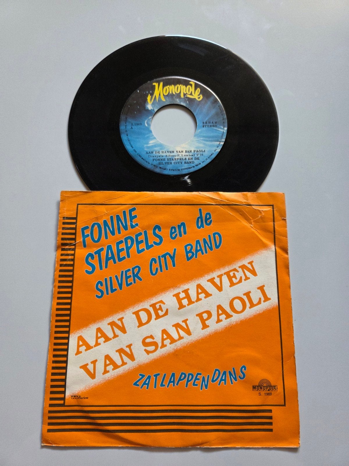 Fonne staepels en de silver city band, Gebruikt, 7 inch, Single, Ophalen of Verzenden