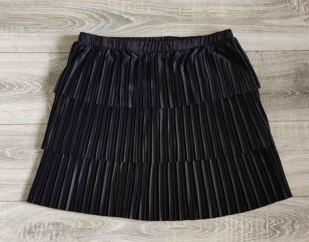 My Jewellery zwarte plissérok maat XL, Kleding | Dames, Rokken, Zwart, Maat 46/48 (XL) of groter, Ophalen of Verzenden, Zo goed als nieuw