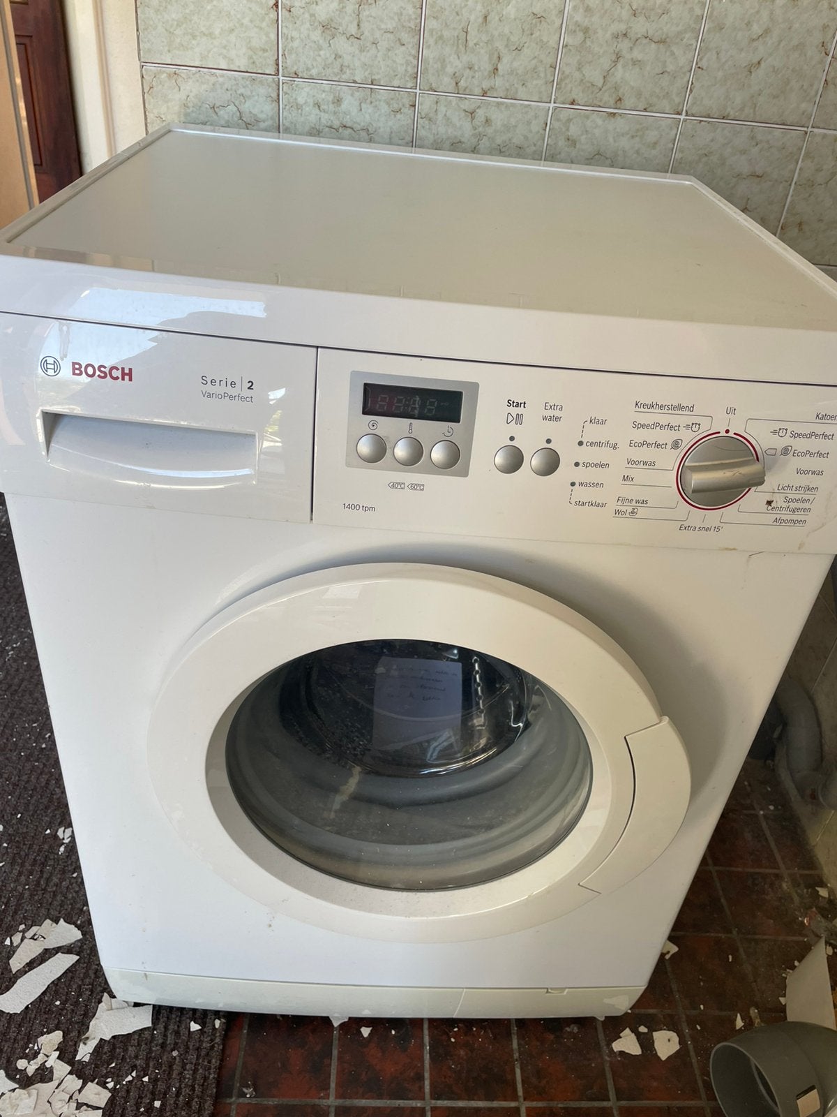 Bosch wasmachine Vario 2 serie, Witgoed en Apparatuur, Wasmachines, Ophalen, Gebruikt, Voorlader, 1200 tot 1600 toeren