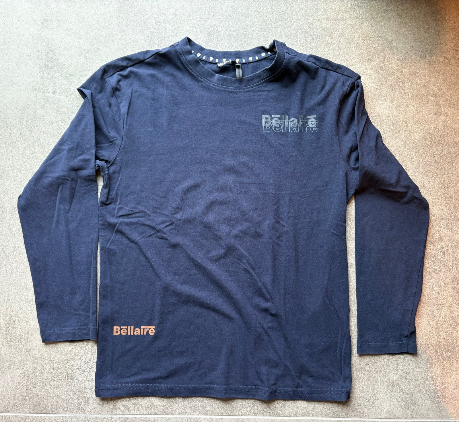 Bellaire jongens longsleeve donkerblauw maat 146 - 152, Ophalen of Verzenden, Zo goed als nieuw, Jongen, Shirt of Longsleeve