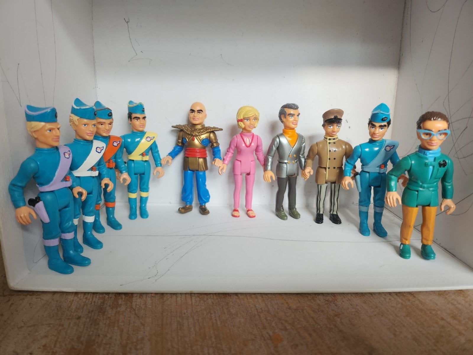 1992 matchbox Thunderbirds set, Ophalen of Verzenden, Gebruikt
