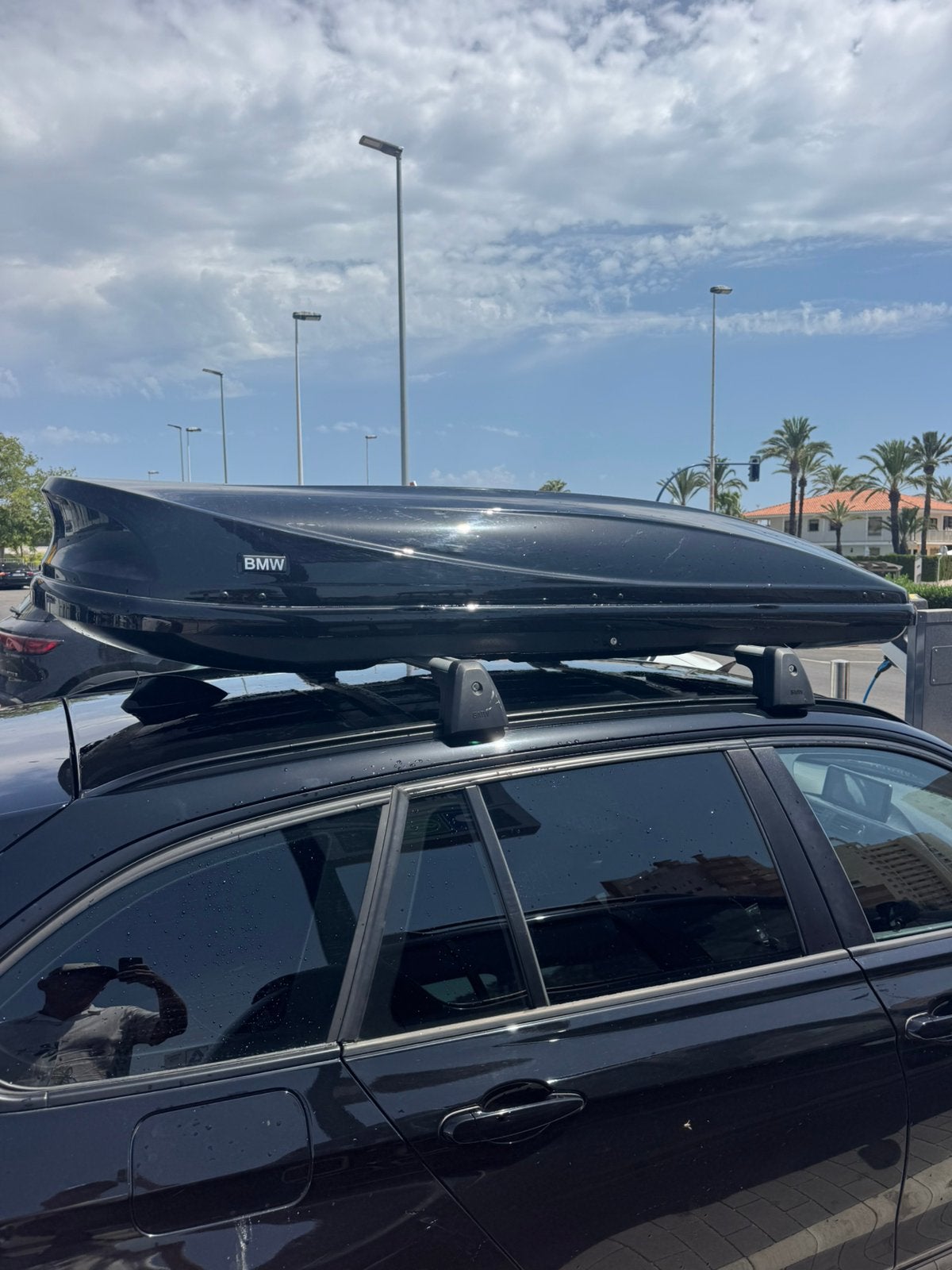 Originele BMW Dakkoffer 460L + Dakdragers F31 Touring, Auto diversen, Dakkoffers, Ophalen of Verzenden, Zo goed als nieuw