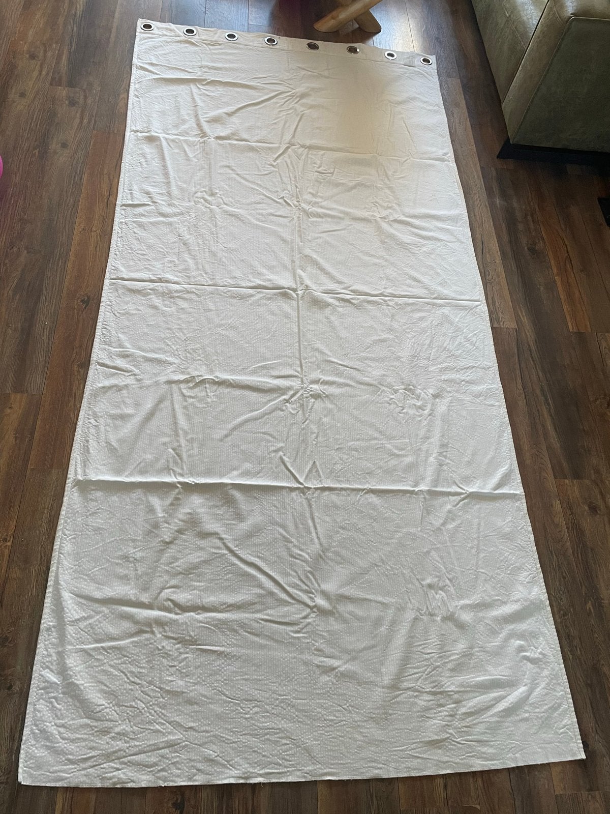 5x IKEA Katoenen Ringgordijnen 130x285 - Gebruikt & Gewassen, Met ringen, Gebruikt, Wit, Ophalen of Verzenden