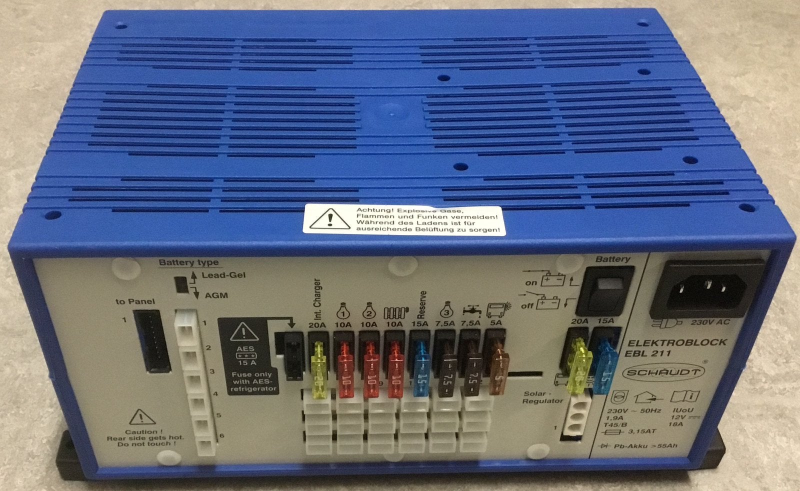 Schaudt EBL211 elektroblock AGM, Schaudt, Zo goed als nieuw, Service@schaudt.de, Planckstr. 8 Markdorf