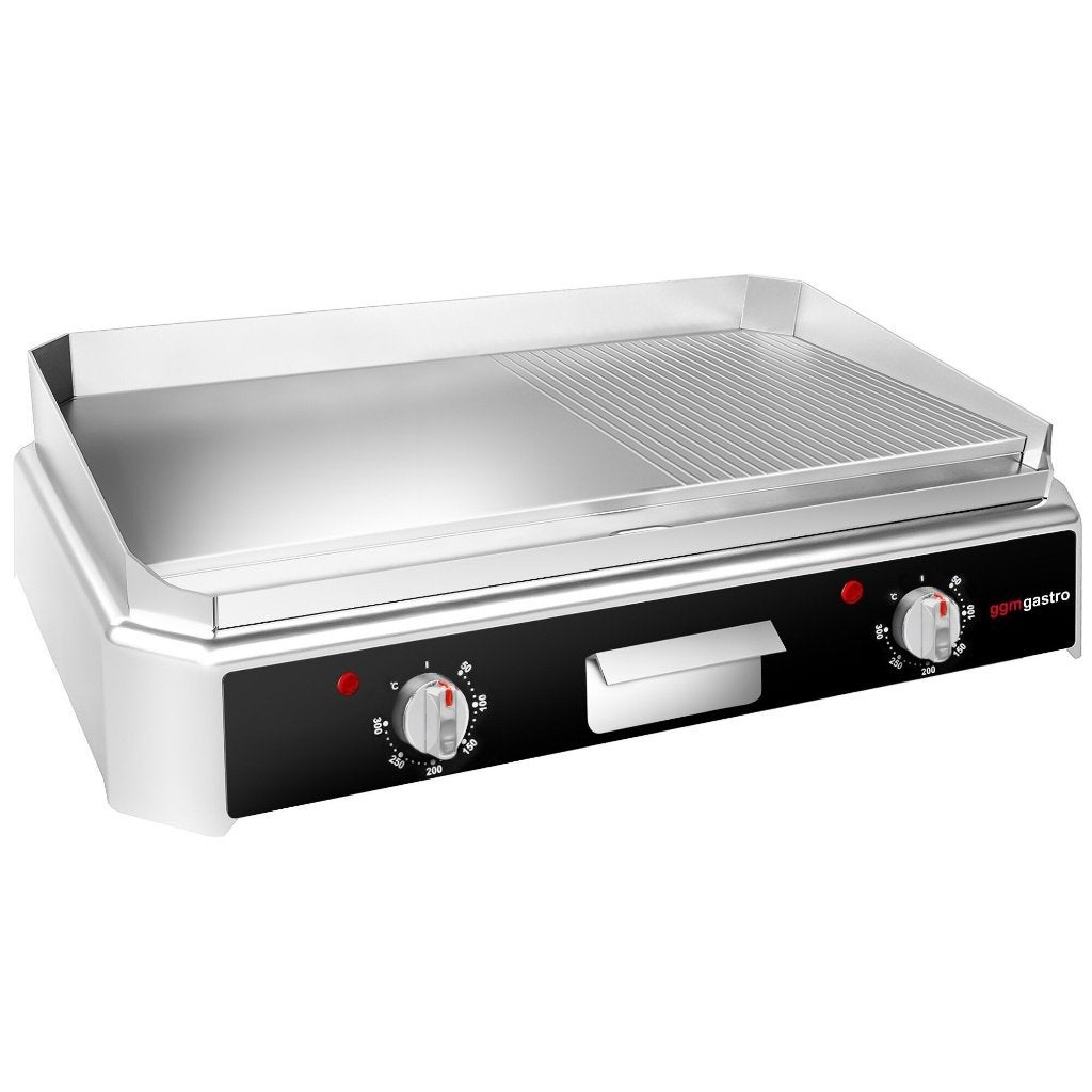Elektrische bakplaat - 5kW - Glad/geribbeld (zgan), Witgoed en Apparatuur, Grillplaten, Ophalen of Verzenden, Zo goed als nieuw