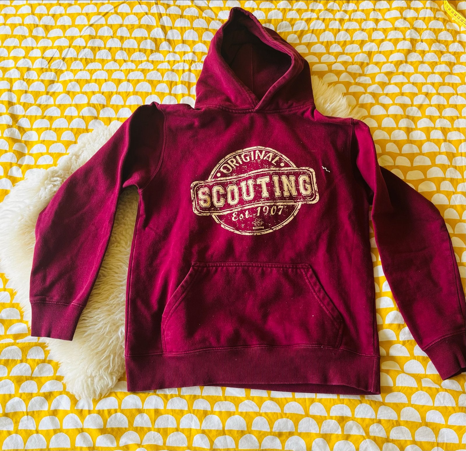 Hoody scouting scoutfit bordeaux vanaf maat 146, Ophalen of Verzenden, Gebruikt, Jongen of Meisje, Trui of Vest