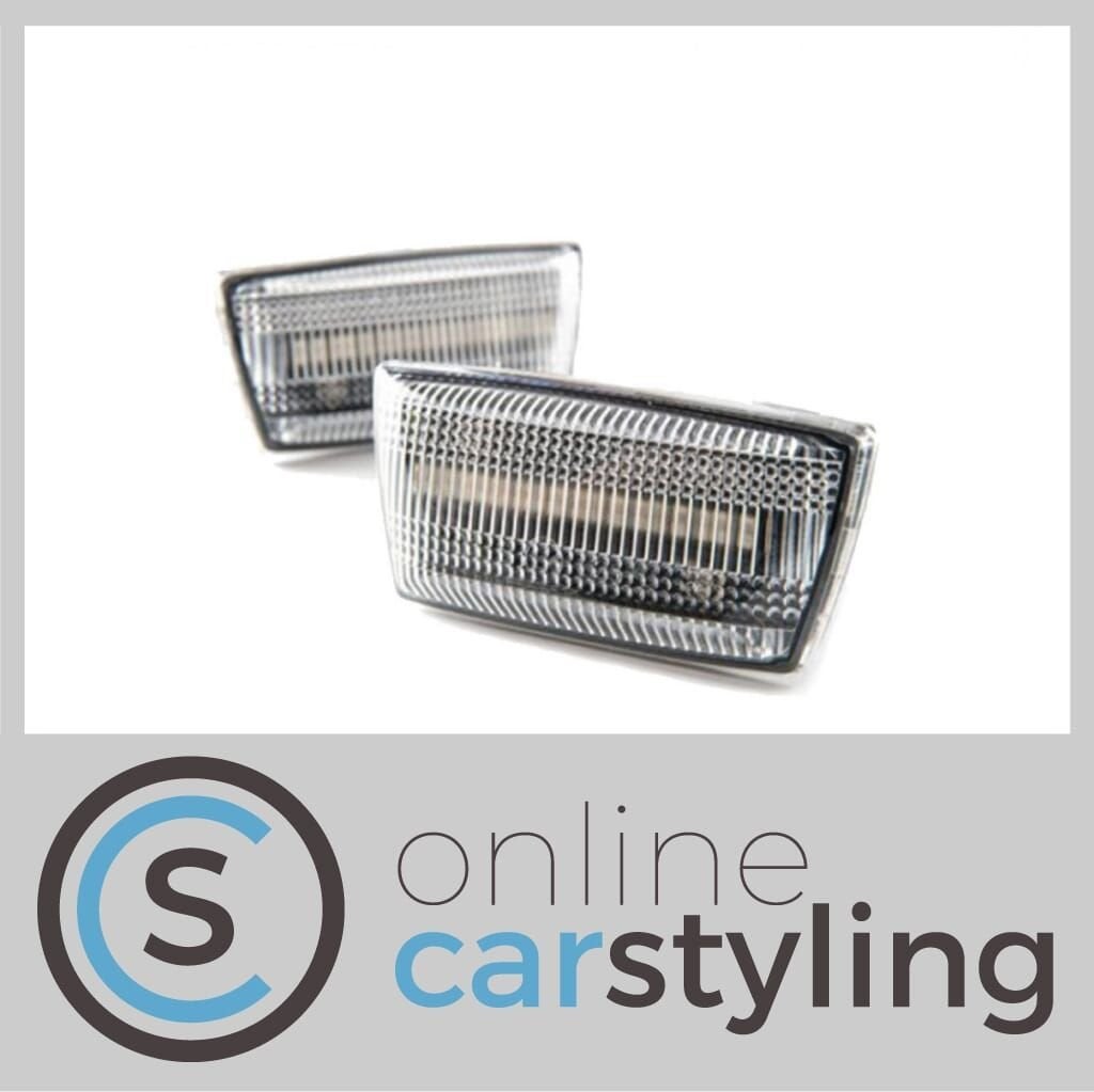 Dynamische LED zijknipperlichten Opel Corsa D  WIT / ZWART, -, -, Opel, Nieuw