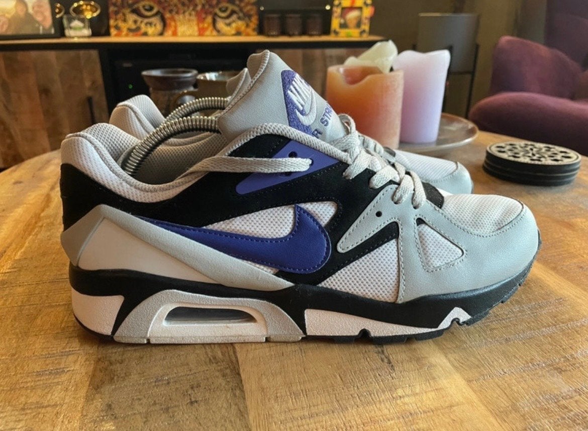Nike Air Structure Triax '91 Grey Fog Lapis - Maat 44, Ophalen of Verzenden, Gedragen, Overige kleuren, Sneakers of Gympen