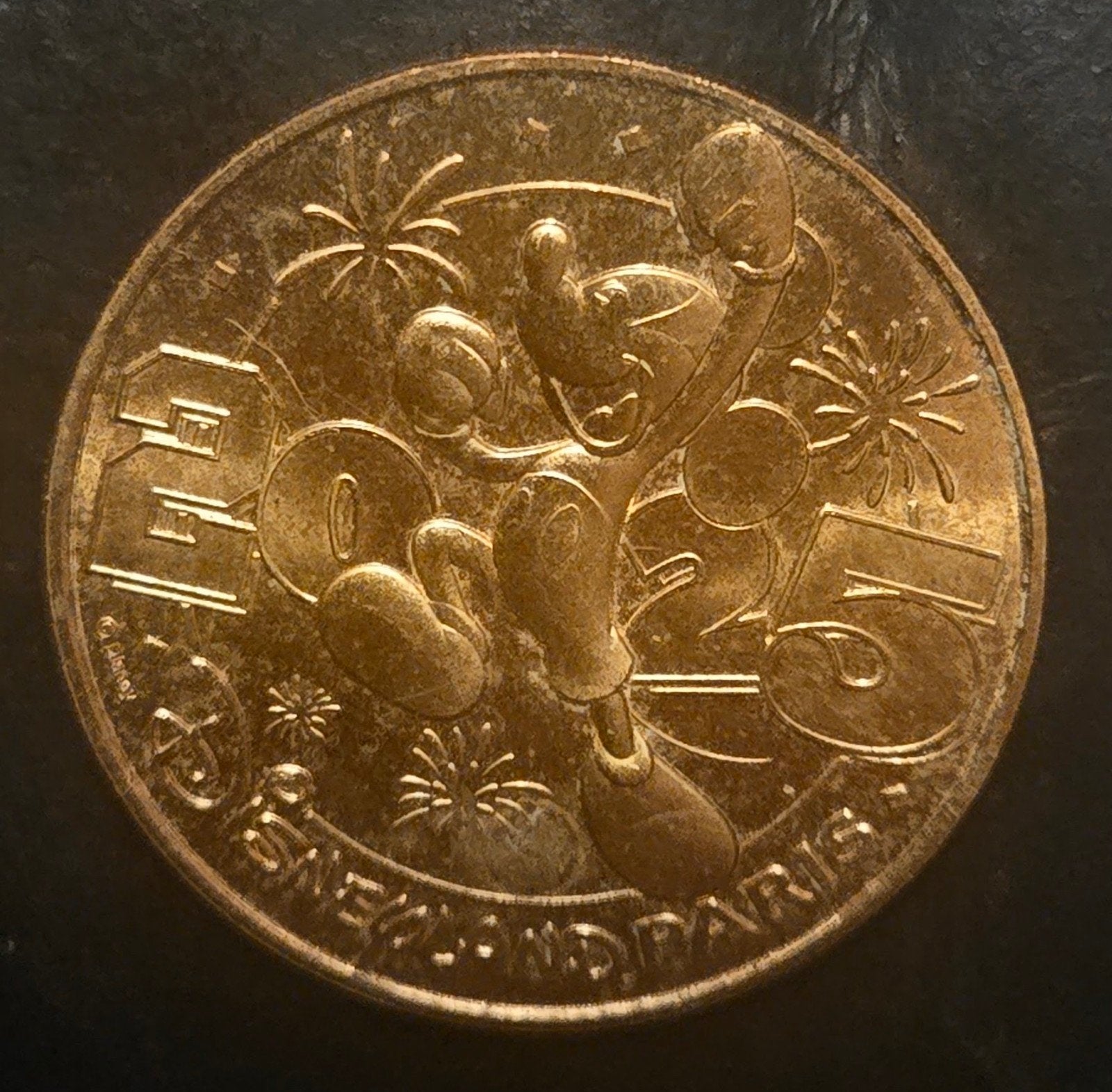 Disneyland Parijs Mickey Mouse 2025 Verzamelmunt, Ophalen of Verzenden, Frankrijk, Losse munt