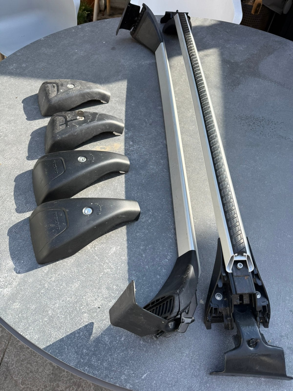 Volvo dakdragers, Ophalen, Gebruikt