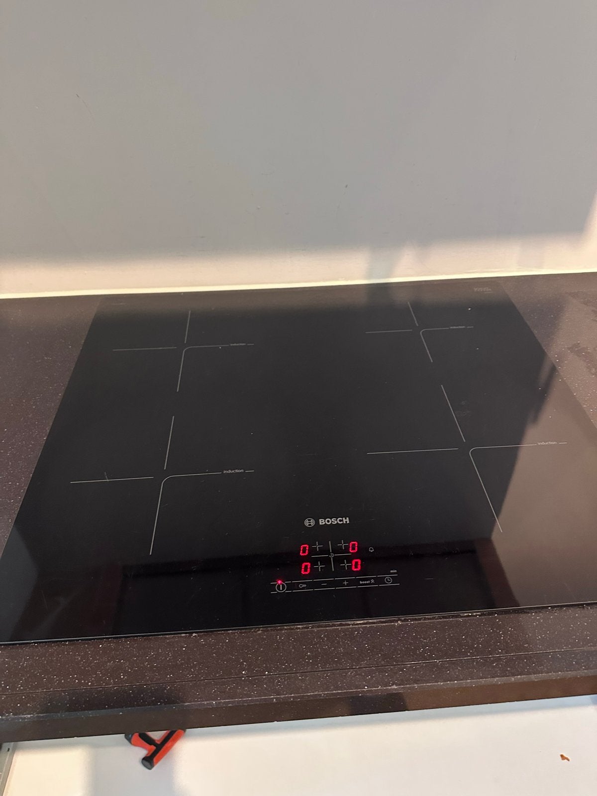 Kookplaat inductie Bosch, Witgoed en Apparatuur, Kookplaten, Gebruikt, Inbouw, Inductie, 4 kookzones