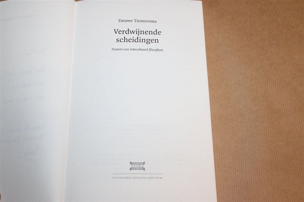 Verdwijnende Scheidingen — Non-Duaal Denken, Oost en West, Ophalen of Verzenden, Gelezen, Overige onderwerpen, Achtergrond en Informatie