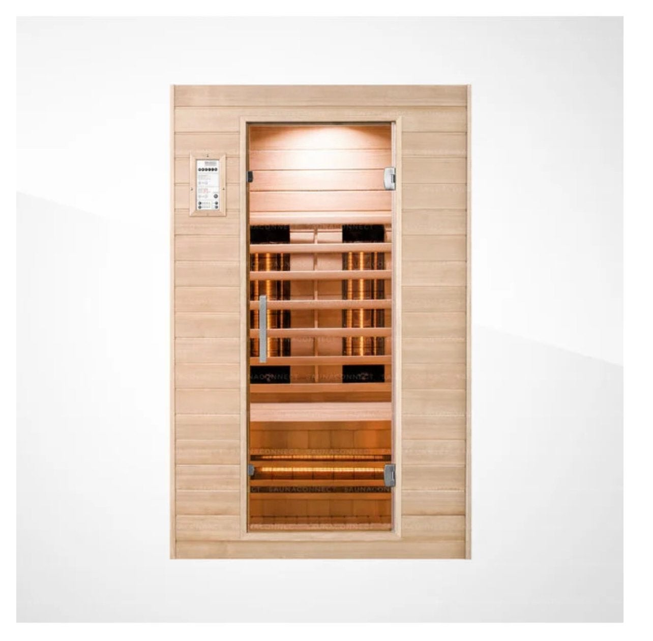 Twee persoon infrarood sauna, Sport en Fitness, Sauna, Ophalen, Zo goed als nieuw, Infrarood, Complete sauna