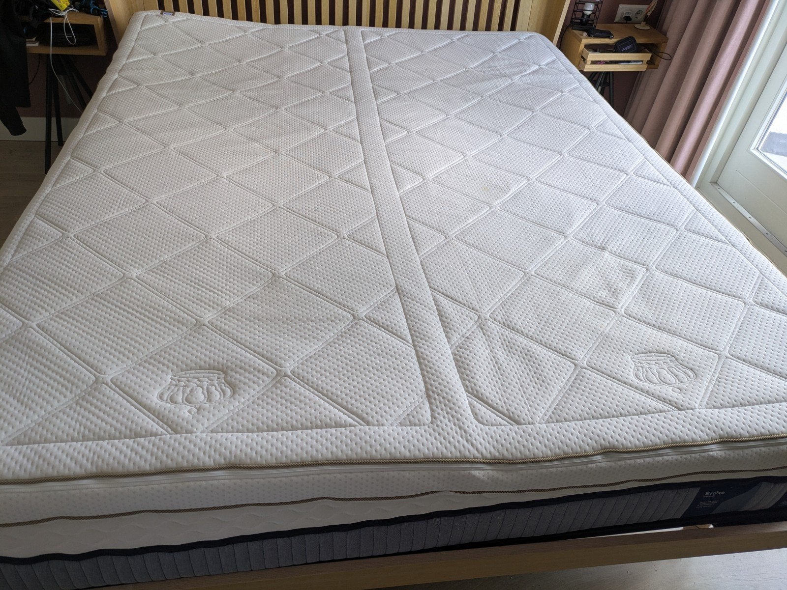 Prestige Rich topper 180x220 cm Auping, Huis en Inrichting, Slaapkamer | Matrassen en Bedbodems, Tweepersoons, Ophalen