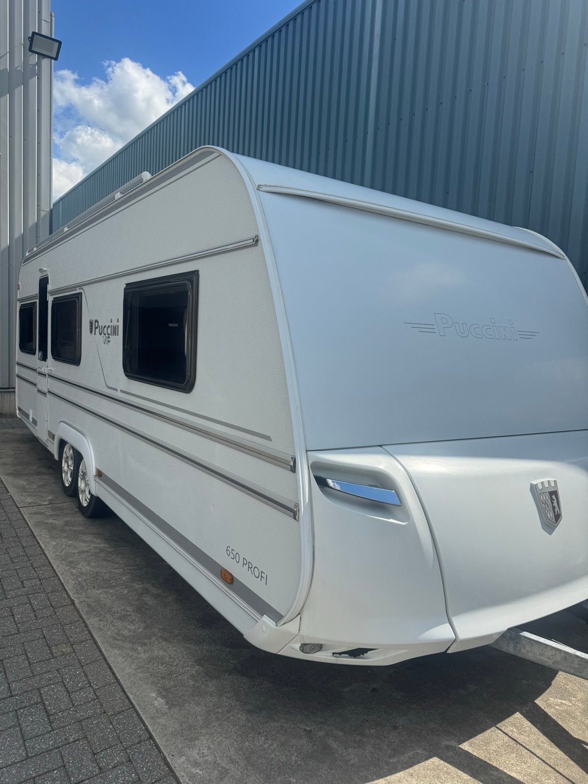 Luxe Tabbert Puccini 650 Profi met rondzit en vast bed, Rondzit, Tabbert, 2 aparte bedden, Schokbreker