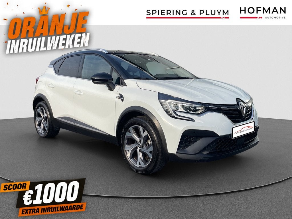 Renault Captur 1.6 E-Tech Hybrid 145 R.S. Line Halfleder | C, 94 pk, Gebruikt, 715 kg, Leder en Stof