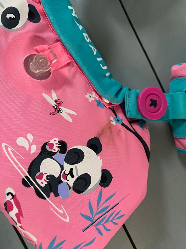 Nabaiji zwemvest met panda's (15-30 kg), Ophalen of Verzenden, Gebruikt