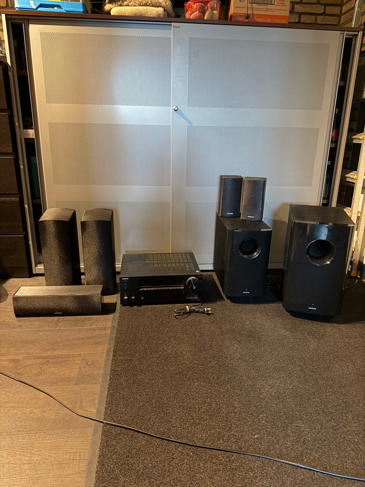 Onkyo HT-S7805 5.1.2 Dolby Atmos + extra subwoofer, 70 watt of meer, Zo goed als nieuw, 5.1-systeem, Overige spelers