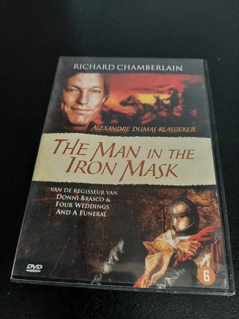 The man in the iron mask, Richard Chamberlain, Louis Jourdan, Vanaf 6 jaar, Ophalen of Verzenden, Gebruikt