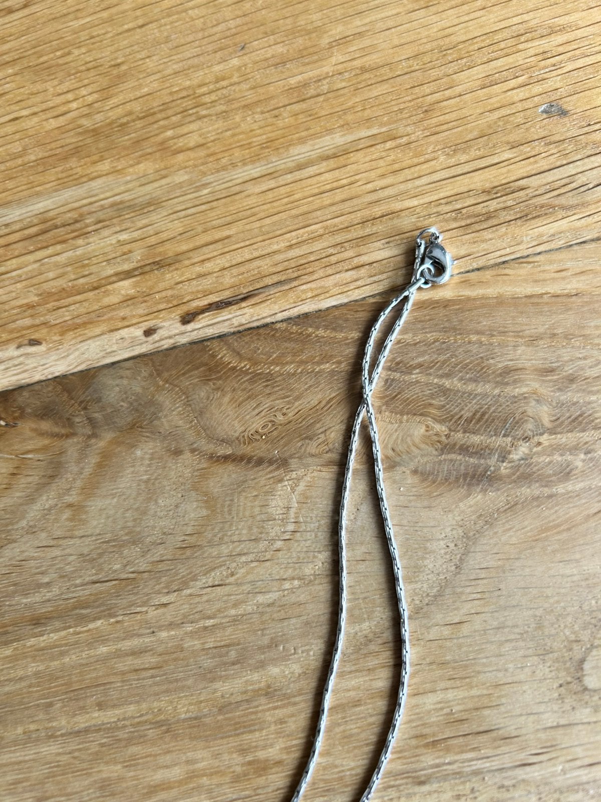Ketting, Ophalen of Verzenden, Zo goed als nieuw, Zilver