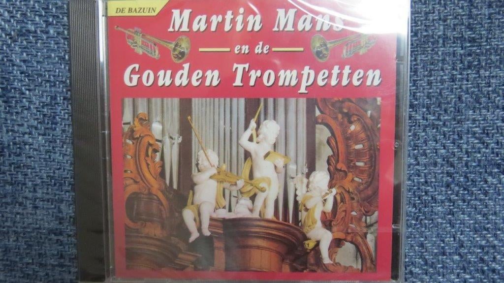 Cd orgel en trompet: Martin Mans en de Gouden Trompetten, Ophalen of Verzenden, Zo goed als nieuw, Gospel