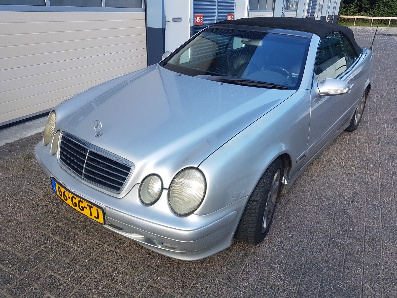 Mercedes-Benz CLK 2.0 Clk200 LPG Kompr Cabrio Eleg.aut 2000, Auto's, Automaat, 1998 cc, Achterwielaandrijving, Zwart