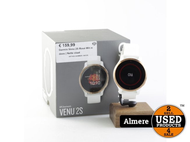 Garmin Venu 2S Rosé Wit in doos | Nette staat, Garmin, Zo goed als nieuw, Support@garmin.com, MÃ¼hlentalstrasse 2
8200 Schaffhausen
Switzerland