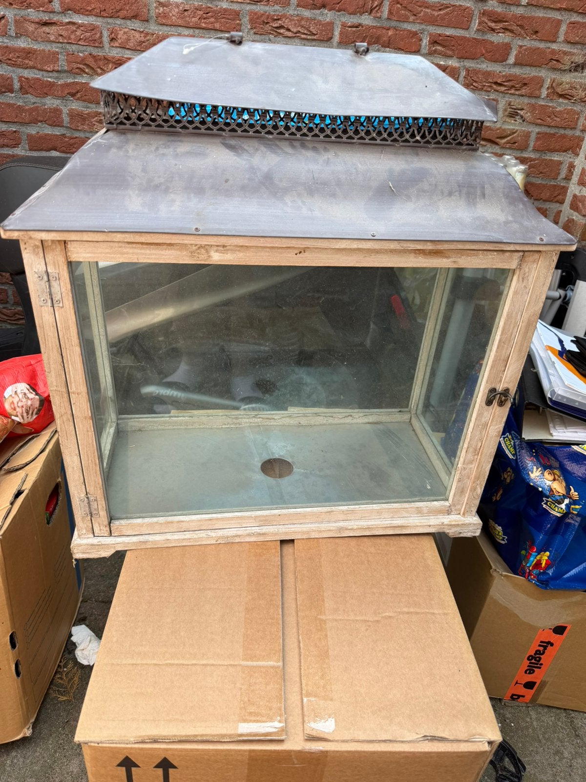 Decoratiekastje, Ophalen, Gebruikt, Hout, Vintage