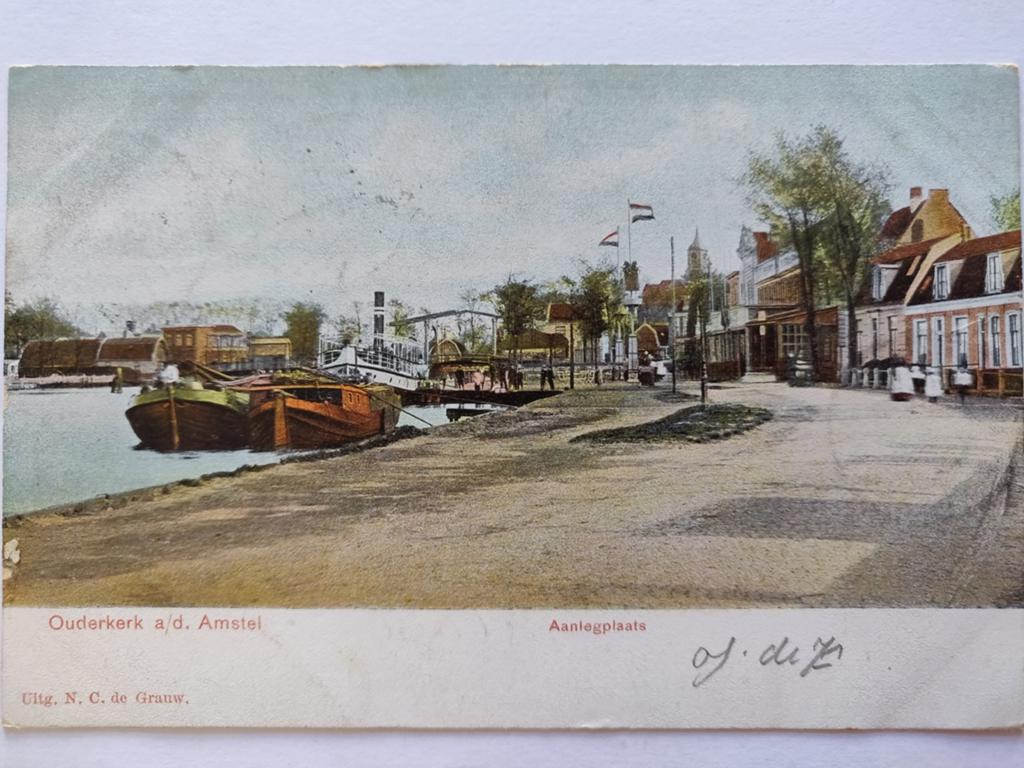 X2435 Ouderkerk aan de Amstel 1904, Ophalen of Verzenden, Voor 1920, Noord-Holland
