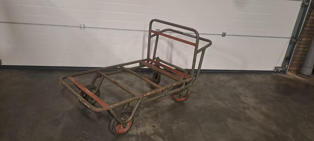 Oude !! transportkar - Ideaal voor zwarenhuis en tuin, Doe-het-zelf en Verbouw, Transportwagens, 100 liter of meer, Ophalen of Verzenden
