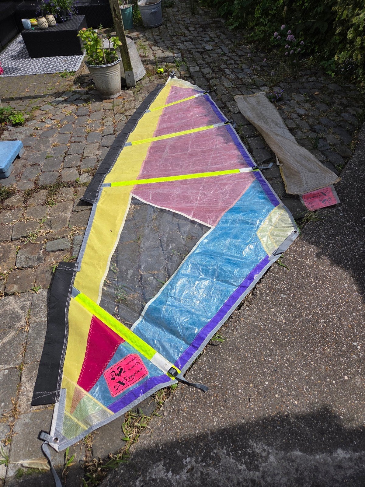 eXtrem sails surfzeil, Ophalen, Gebruikt, Overige merken, Zeil