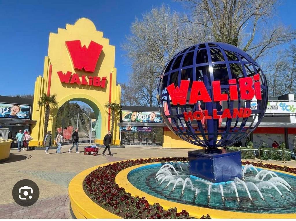 Walibi tickets 2026 (2stuks), Drie personen of meer, Ticket of Toegangskaart