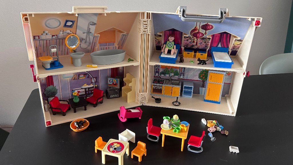 Playmobil huis set, Ophalen, Gebruikt, Gebouw, Losse onderdelen