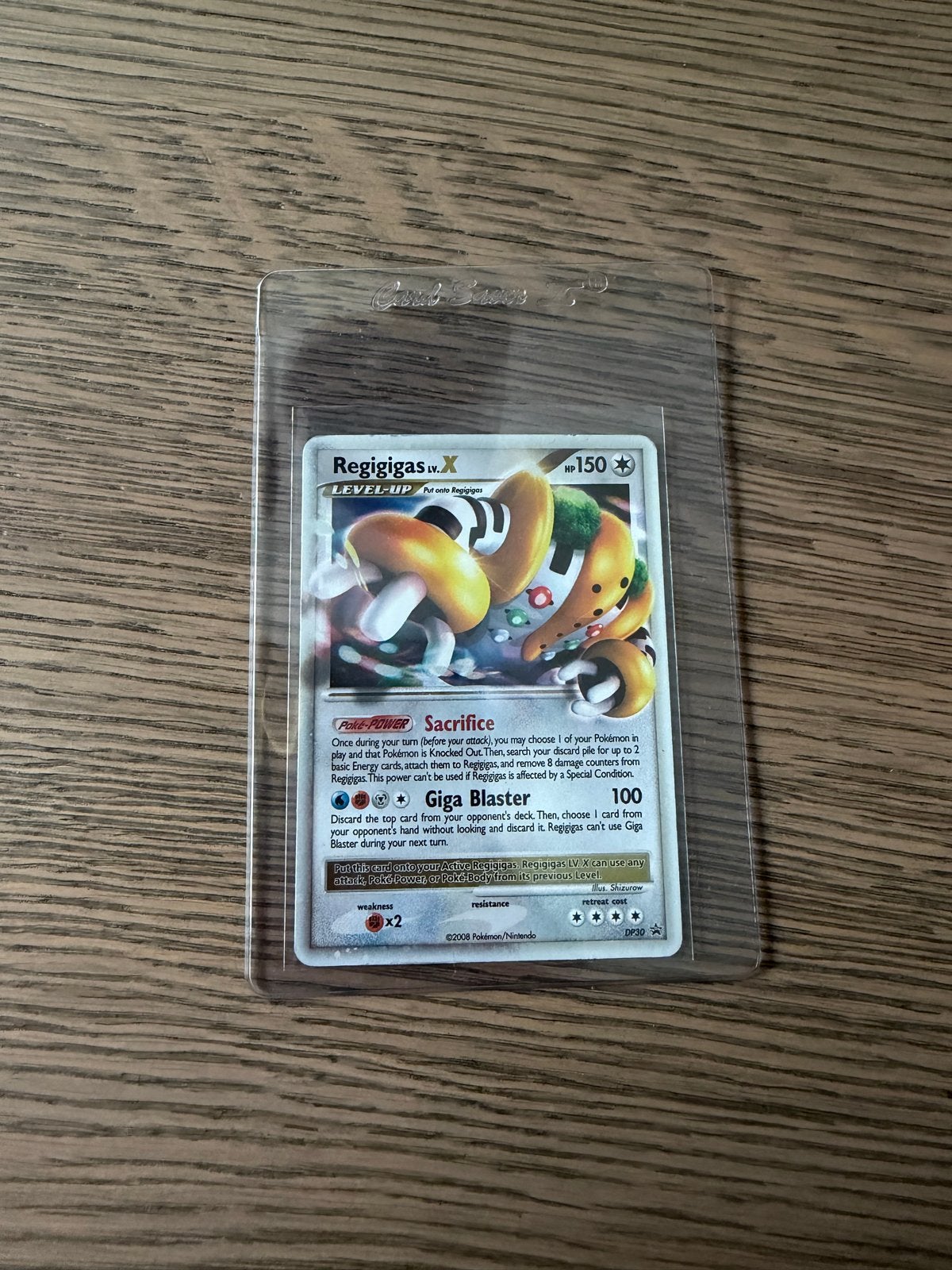 Regigigas LV.X Pokémon kaart - Platinum Base Set LP, Ophalen of Verzenden, Zo goed als nieuw, Losse kaart