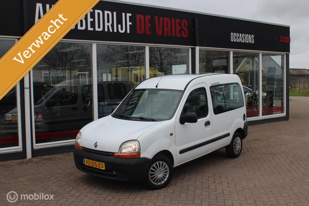 Renault Kangoo combi 1.4 RT Pampa Rolstoel Opendak NAP, Auto's, Open dak, 4 cilinders, Wit, Origineel Nederlands