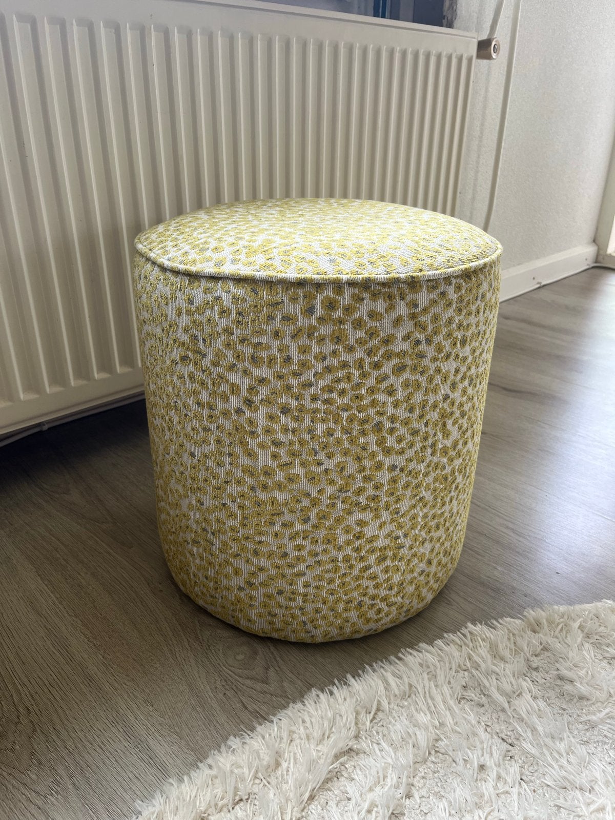 Poef van Xenos - Diameter 35 cm, Hoogte 39 cm, Ophalen, Gebruikt, Rond, Stof
