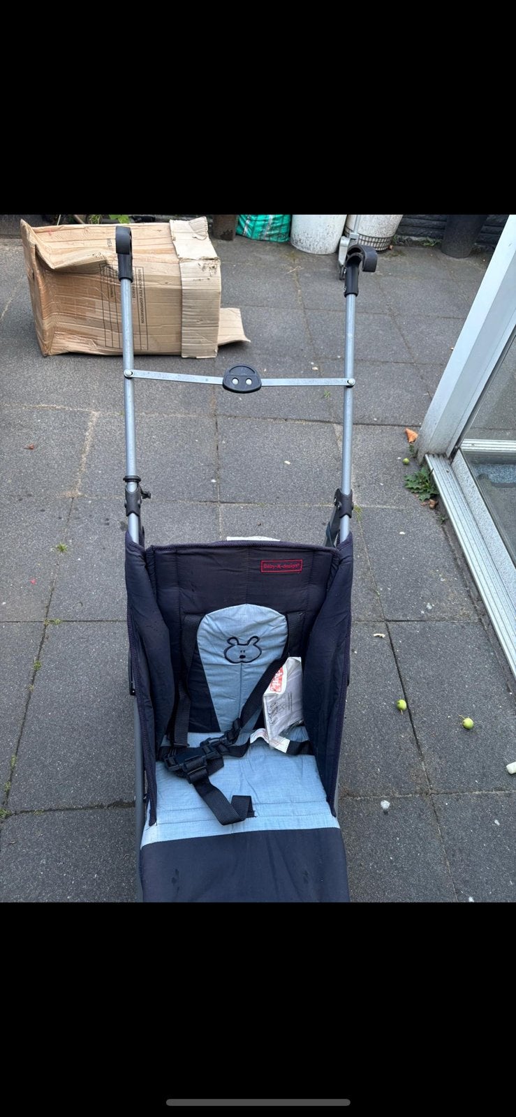 Kinder buggy, Ophalen, Gebruikt