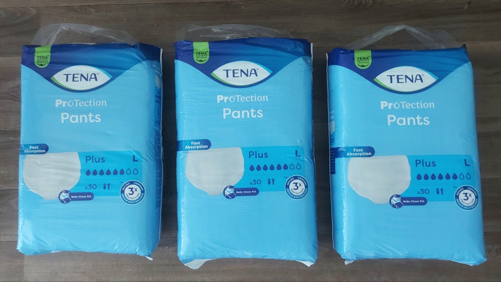 3 pakken TENA ProTection Pants - Maat L / Large - Normal, Diversen, Ophalen of Verzenden, Nieuw