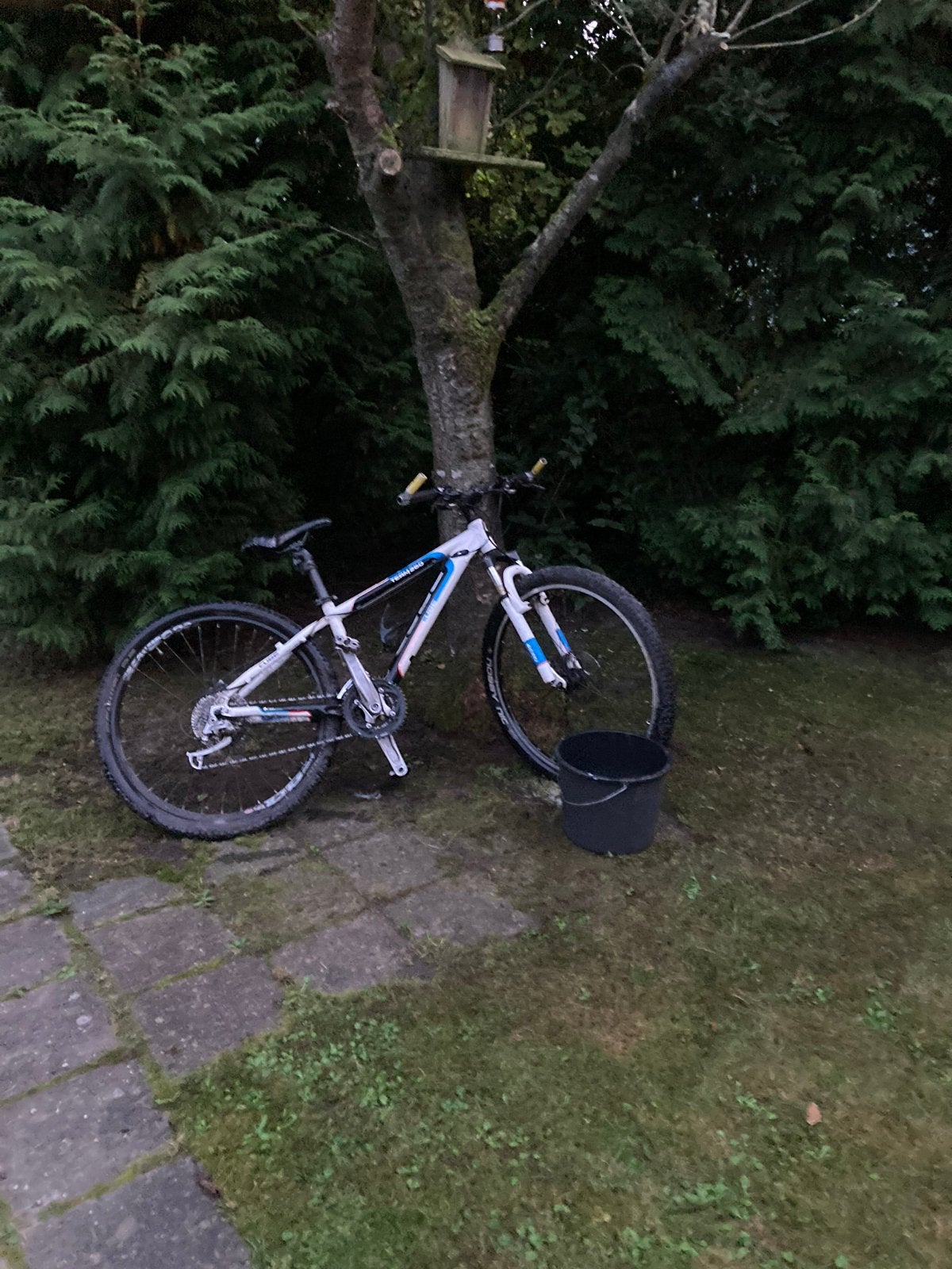 Cube Team 250 Mountainbike - Wit/Blauw, Fietsen en Brommers, Gebruikt, Hardtail, Heren, Schijfrem