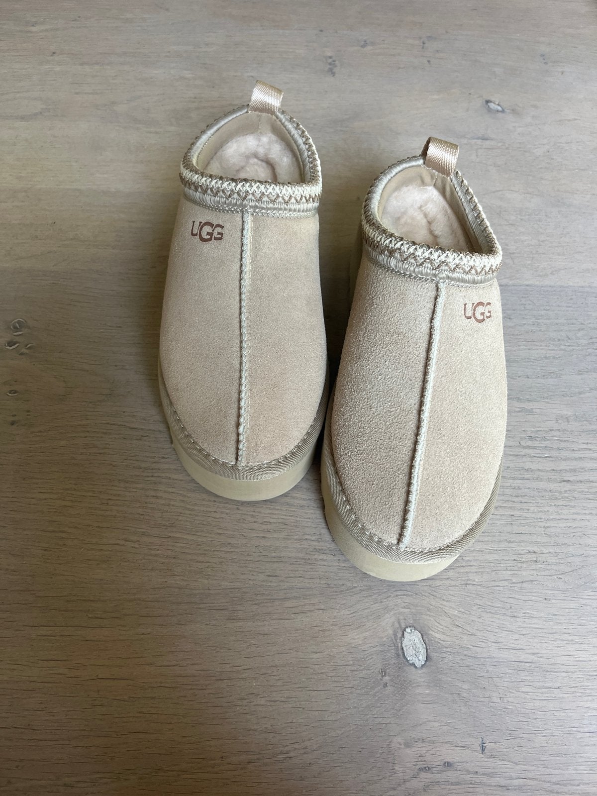 Ugg Tazz Slipper Beige - Maat 38, Ophalen of Verzenden, Zo goed als nieuw, Beige, Pantoffels of Sloffen