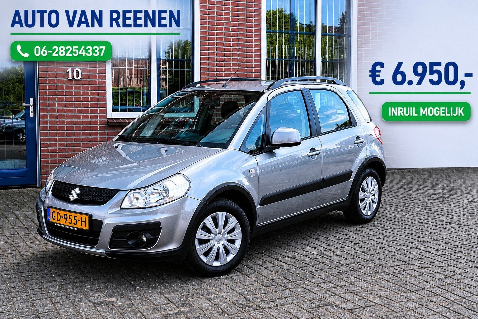 Suzuki SX4 1.5 2012 Grijs, Voorwielaandrijving, 4 cilinders, 49 €/maand, 1490 cc